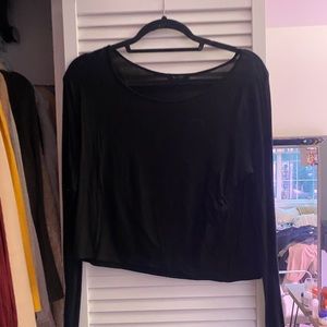 Black long sleeve shirt